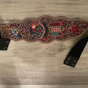 Tribal Ethnic Dress Corset Belt with Breads